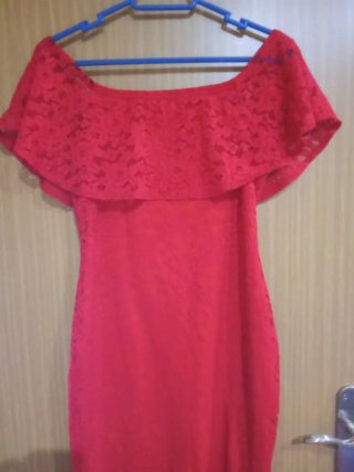 Vestido rojo talla L