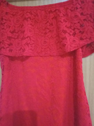 Vestido rojo talla L