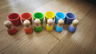 Mini Muñecos Montessori 12 Piezas