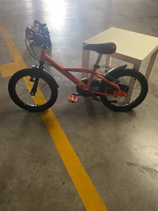Bicicleta infantil naranja