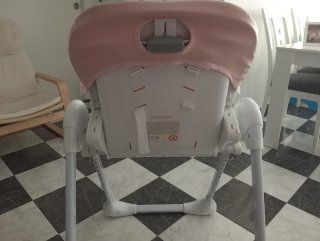 Trona para bebé, ajustable en altura