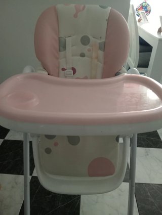 Trona para bebé, ajustable en altura