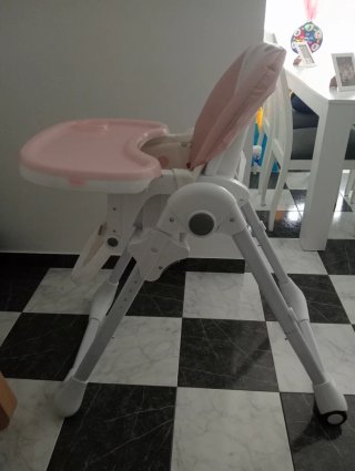 Trona para bebé, ajustable en altura
