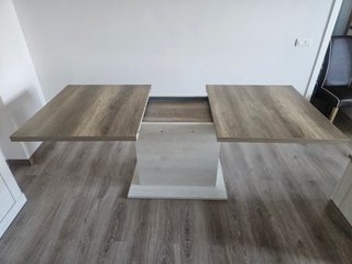 Mesa extensible roble antiguo verona como nueva