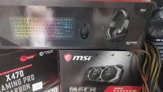 PC Gaming: Ryzen 5 5500X3D + RX 5700XT + X470 MSI