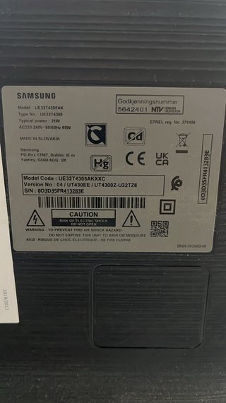 Smart TV Samsung Negra