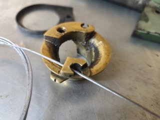 Mando Vespa Faro Bajo 1953