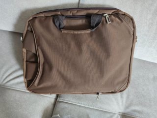 Maletín Mochila Portátil 17 Beige/Marrón