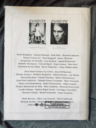 Revista Égoïste Nº16 – Tomos I y II