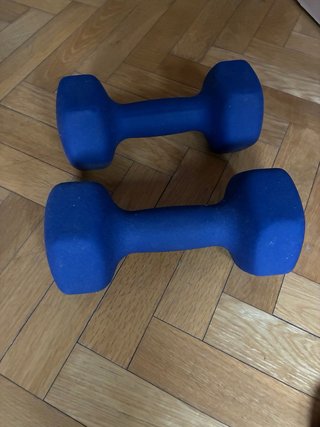 Par de Mancuernas 5kg Azul