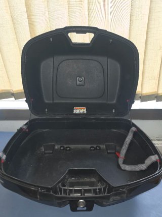 Baúl Maletero Moto Honda Negro/Plata