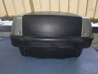 Baúl Maletero Moto Honda Negro/Plata