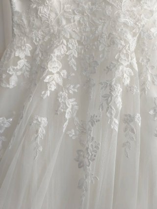 Vestido de Novia Talla 46 Encaje