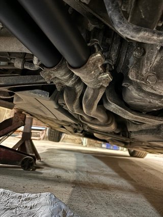 Escape trasero recto bmw e46 gasolina