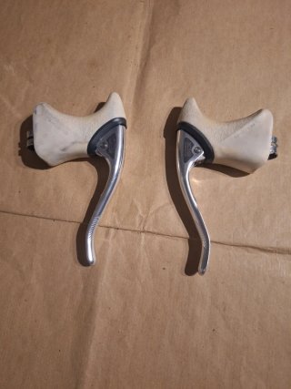 Manetas Freno Shimano Blancas