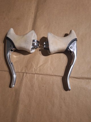Manetas Freno Shimano Blancas