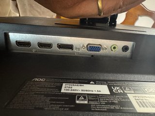 Monitor Gaming AOC Negro Rojo