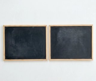 2 Pizarras de Tiza con Marco de Madera