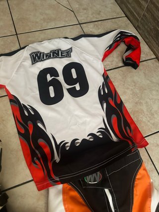 Set Motocross Bambino TG 7 Anni Stivali non inclus