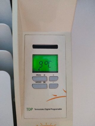 Radiador eléctrico blanco