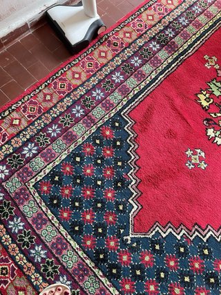 Tappeto Persiano Annodato a Mano 270x 156