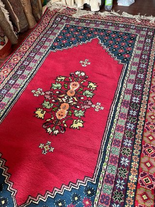 Tappeto Persiano Annodato a Mano 270x 156