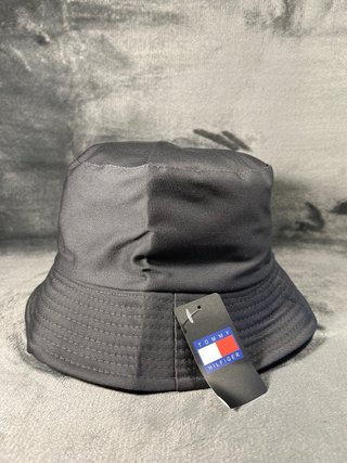 Tommy Hilfiger gris Bucket Hat Reversible Negro