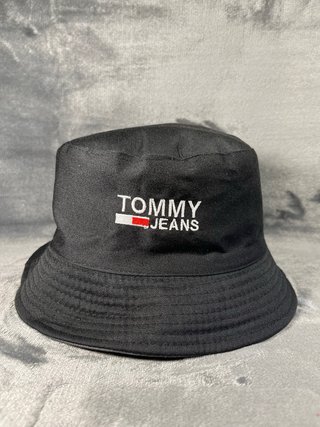 Tommy Hilfiger gris Bucket Hat Reversible Negro