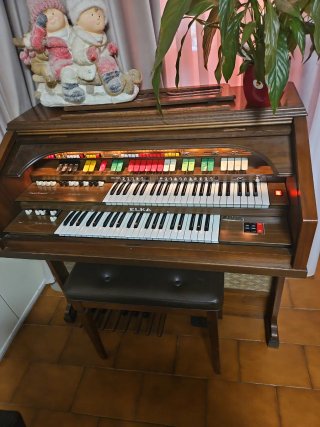 Organo Elka con Silla y Pedales