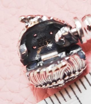 Pulsera 17 Pandora Corazón Alas Plata