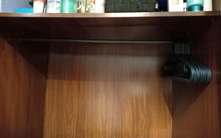 Armario vintage madera con espejo