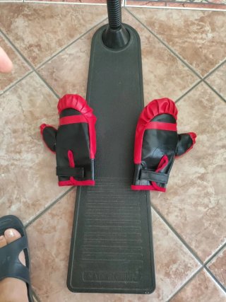 Kit Boxeo Infantil Guantes Rojos