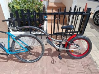 Bicicleta semitandem infantil WeeRide