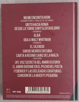 Disco-Libro Miguel Poveda Enlorquecido CD