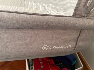 Minicuna colecho Kindercraft gris