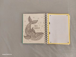 Libreta mediana con dibujos para colorear