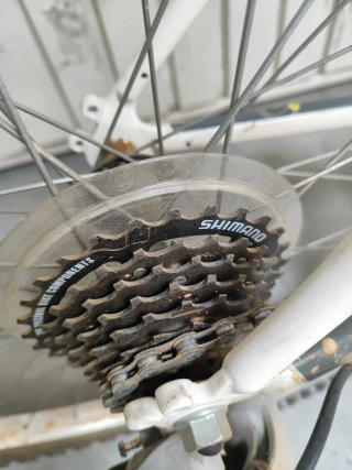 Bicicleta blanca B'Twin Original 3