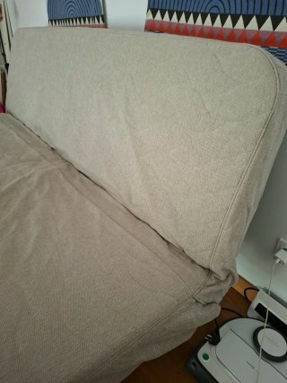 Sofá Cama 140x200 Tela Beige
