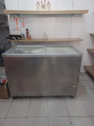 Arcón Congelador Comercial Puertas Cristal