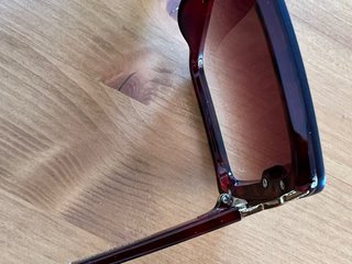 Gafas de sol Kamome en tonos marrones y dorado