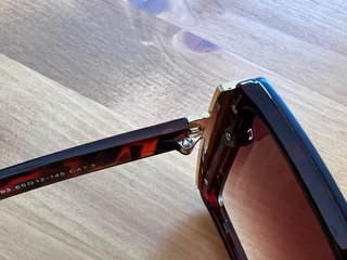 Gafas de sol Kamome en tonos marrones y dorado