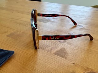 Gafas de sol Kamome en tonos marrones y dorado