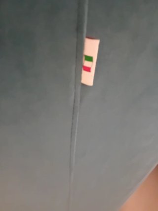 Poltrona e pouf in velluto