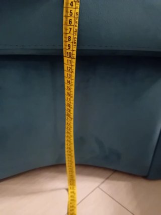 Poltrona e pouf in velluto