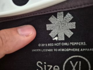 Camiseta Red Hot Chili Peppers Negra