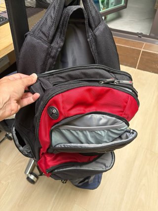 Zaino Samsonite portatile 17,3" Rosso/Nero