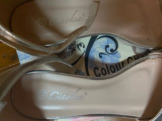 Sandalias de Tacón Plateadas