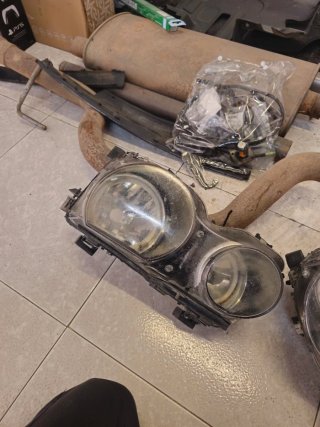 Faros E46 Compact con ojos de ángel