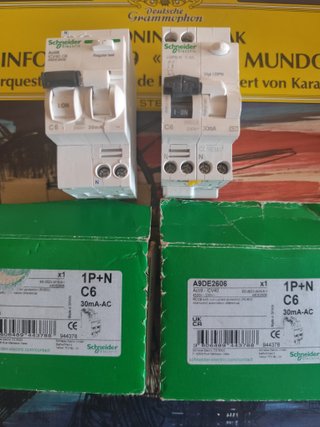 1u Diferencial 6A Automatico vigi  Schneider