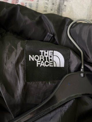The North Face abrigo blanco y negro